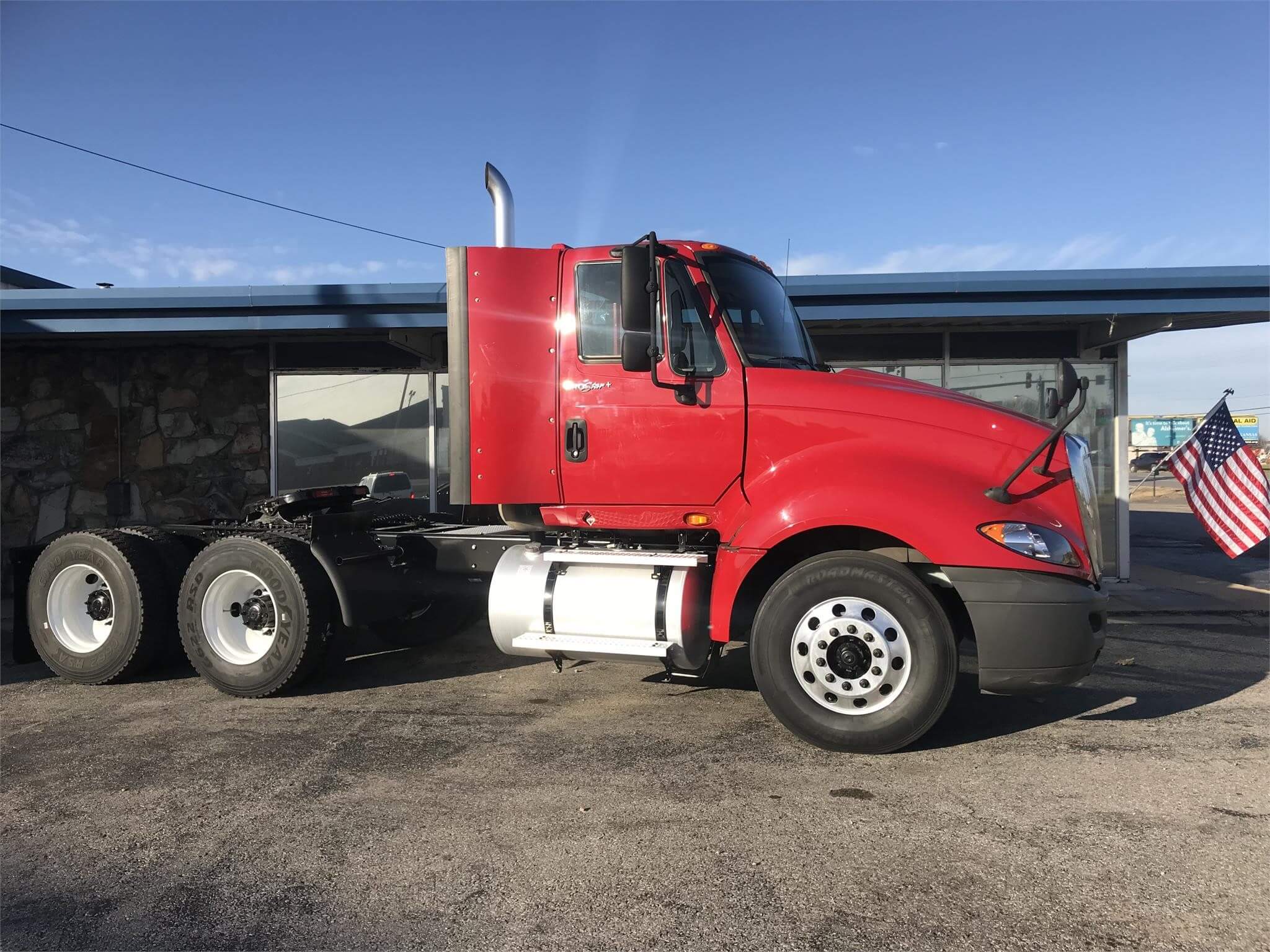 bowen equipment - red truck